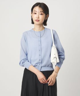 green label relaxing/ハニカム クロップド ニット カーディガン/カーディガン / ボレロ