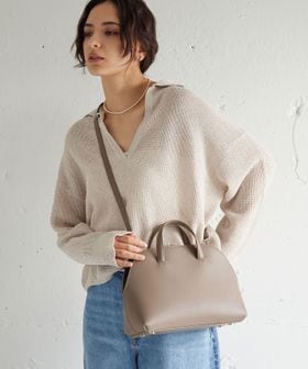 green label relaxing/【WEB限定】2WAY ラウンド ボストンバッグ / ショルダーバッグ/ショルダーバッグ