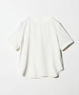 green label relaxing/クルーネック ショートスリーブ ブラウス マシンウォッシャブル UVカット/シャツ / ブラウス