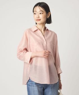 green label relaxing/カールマイヤー スキッパー ポケット シャツ マシンウォッシャブル 通気性/シャツ / ブラウス