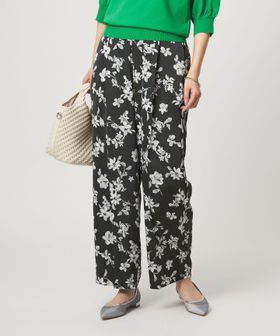 green label relaxing/フラワー プリント パンツ/イージーパンツ