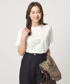 green label relaxing/COOL CHIC ロゴ プルオーバー カットソー/Tシャツ / カットソー