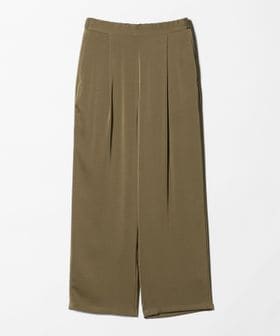 green label relaxing/サテン パンツ/イージーパンツ