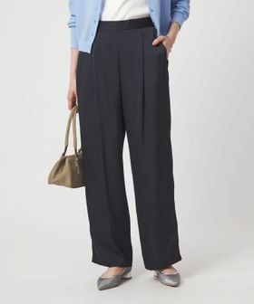 green label relaxing/サテン パンツ/イージーパンツ