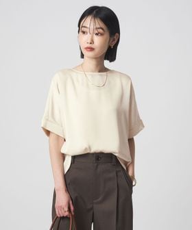 green label relaxing/サテン TEE ブラウス/シャツ / ブラウス
