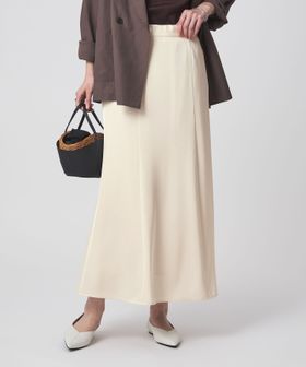 green label relaxing/サテン セミナロー スカート/ミモレ / ロング