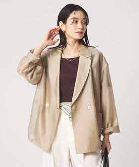 green label relaxing/［size SHORTあり］VeryLight  ベリーライト シアー ストライプ ジャケット/テーラードジャケット