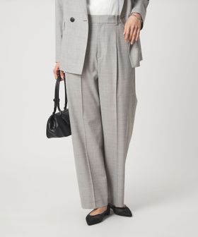 green label relaxing/［size SHORTあり］ライト カチリラ ストレート パンツ/スラックス