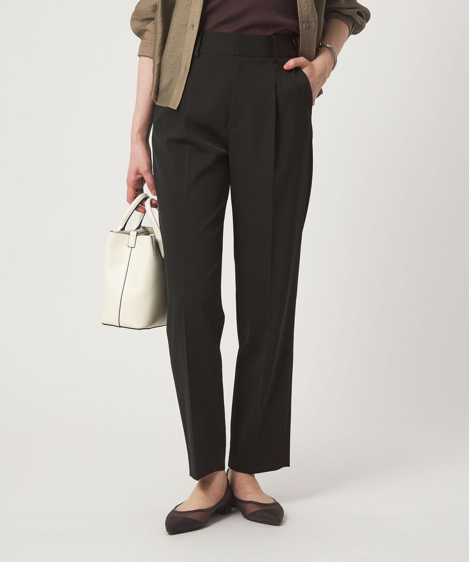 size SHORT/TALLあり］サラフール テーパード パンツ