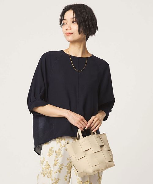 green label relaxing/［size SHORTあり］fleurie(フルリー) フォルム ショートスリーブ ブラウス/シャツ / ブラウス