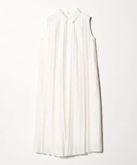 green label relaxing/エリツキ プリーツ ノースリーブ ワンピース/ワンピース