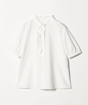 green label relaxing/フリル ディテール ショートスリーブ ブラウス/シャツ / ブラウス