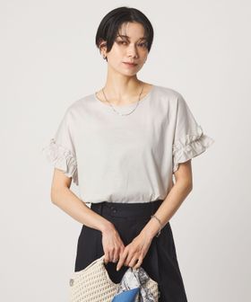 green label relaxing/ソデフリル Tシャツ 汗染み防止/Tシャツ / カットソー
