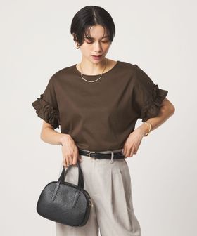 green label relaxing/ソデフリル Tシャツ 汗染み防止/Tシャツ / カットソー