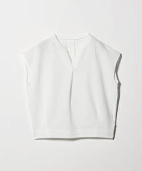 green label relaxing/サッカー タック フレンチスリーブ カットソー UVカット/Tシャツ / カットソー