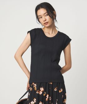 green label relaxing/ランダム ブライトリブ Uネック カットソー/Tシャツ / カットソー