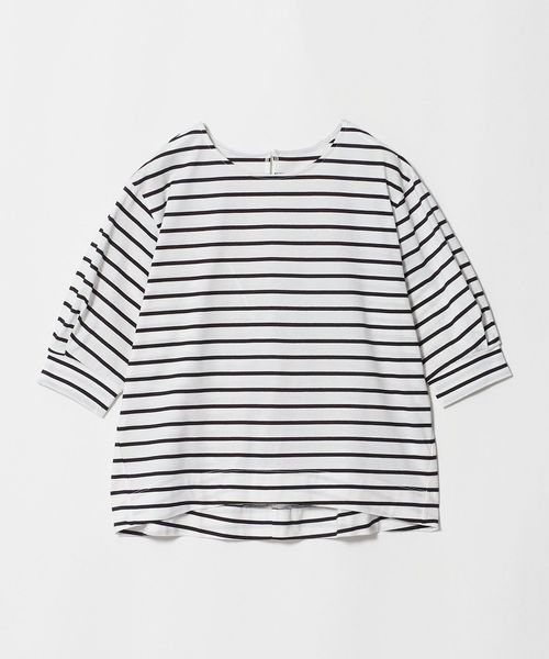 green label relaxing/フォルム スリーブ ボーダー Tシャツ/Tシャツ / カットソー