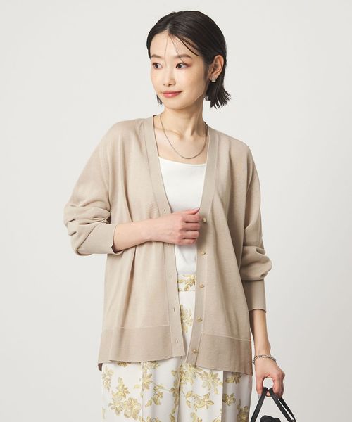 green label relaxing/シャーリー Vネック ニット カーディガン ウォッシャブル/カーディガン / ボレロ