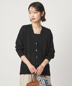 green label relaxing/シャーリー Vネック ニット カーディガン ウォッシャブル/カーディガン / ボレロ