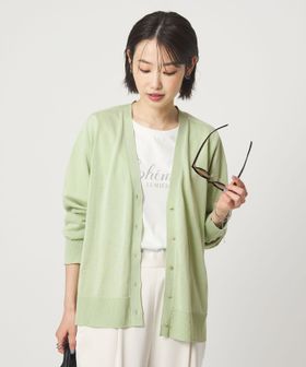 green label relaxing/シャーリー Vネック ニット カーディガン ウォッシャブル/カーディガン / ボレロ