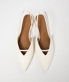 green label relaxing/ポインテッド Vカットバー スリングバックシューズ / サンダル / パンプス/パンプス