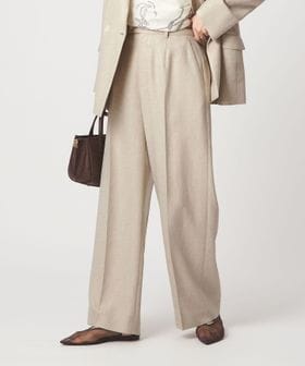 green label relaxing/［size SHORT/TALLあり］リネンライク ストレート パンツ/スラックス