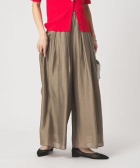 green label relaxing/［size SHORTあり］エアリー シアー イージー ワイド パンツ/イージーパンツ