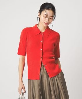 green label relaxing/HIYOKE エリツキ リブ ニット マシンウォッシャブル UVカット 遮熱/ニット / セーター