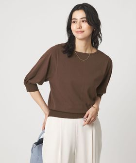 green label relaxing/HIYOKE フォルム スリーブ プルオーバー ニット/ニット / セーター