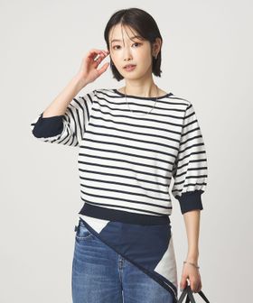 green label relaxing/HIYOKE フォルム スリーブ プルオーバー ニット/ニット / セーター