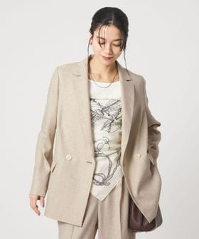 green label relaxing/［size SHORTあり］リネンライク 2B ジャケット/テーラードジャケット