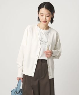 green label relaxing/HIYOKE Vネック ニット カーディガン マシンウォッシャブル 接触冷感 UVカット 遮熱/カーディガン / ボレロ