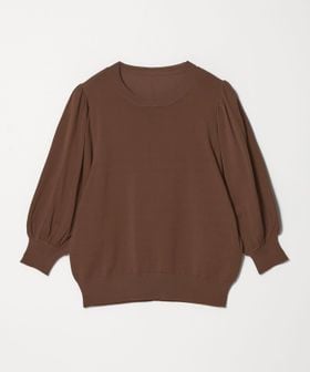 green label relaxing/【WEB限定】＜at ease＞袖ボリューム ニット ウォッシャブル 接触冷感 UVカット 遮熱/ニット / セーター