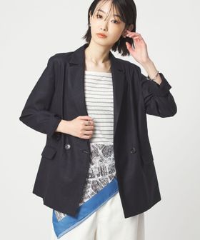 green label relaxing/［size SHORTあり］ライト リネンライク ジャケット UVカット 通気性/テーラードジャケット