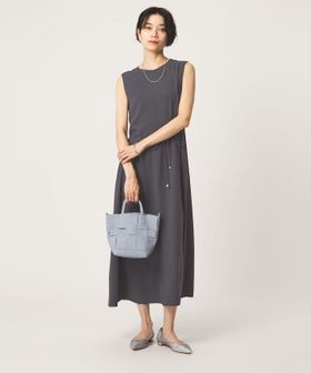 green label relaxing/［size SHORTあり］ジョーゼット テント ワンピース マシンウォッシャブル 接触冷感/ワンピース