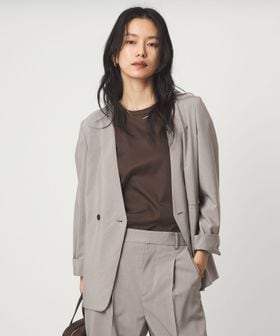 green label relaxing/［size SHORT/TALLあり］トリアセ ノーラペル ジャケット /セットアップ ジャケット