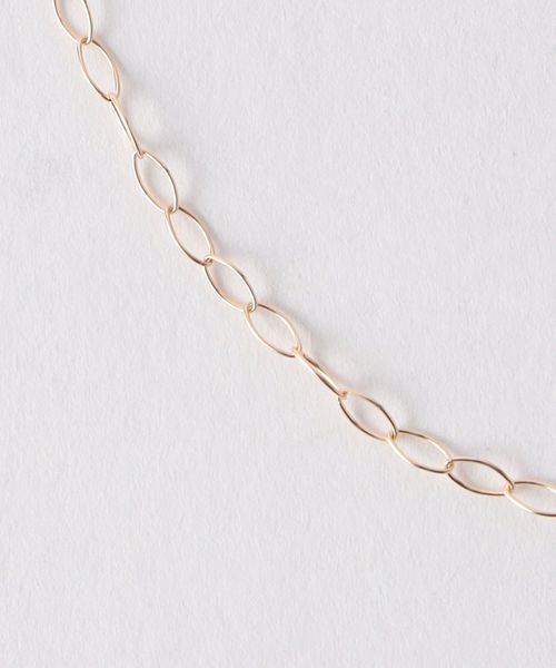 Chainon(シェノン)>K10 ワイドチェーン ネックレス
