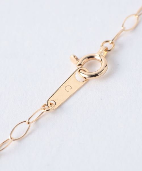 Chainon(シェノン)>K10 ワイドチェーン ネックレス