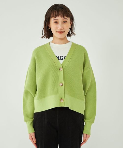 W FACE Harinuki V-Neck Knit Cardigan