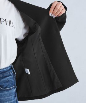【新品未使用品】ELIN ノーカラー ジャケット 別注】＜ELIN ＞ノーカラー ジャケット