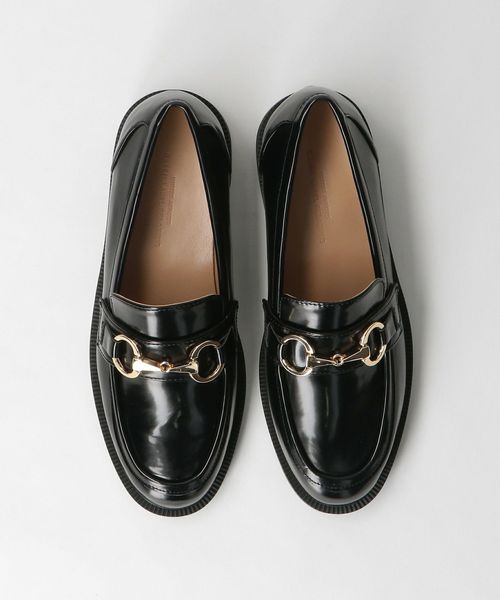 UNITEDARROWS GREENLABEL 黒　ビットローファー　26cm green label relaxing ローファー 2WAY ビット ローファー- 撥水