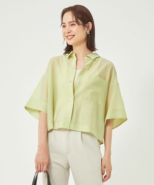 ユナイテッドアローズgreen label relaxingバックシャンブラウス UNITED ARROWS green label relaxing - green label relaxing