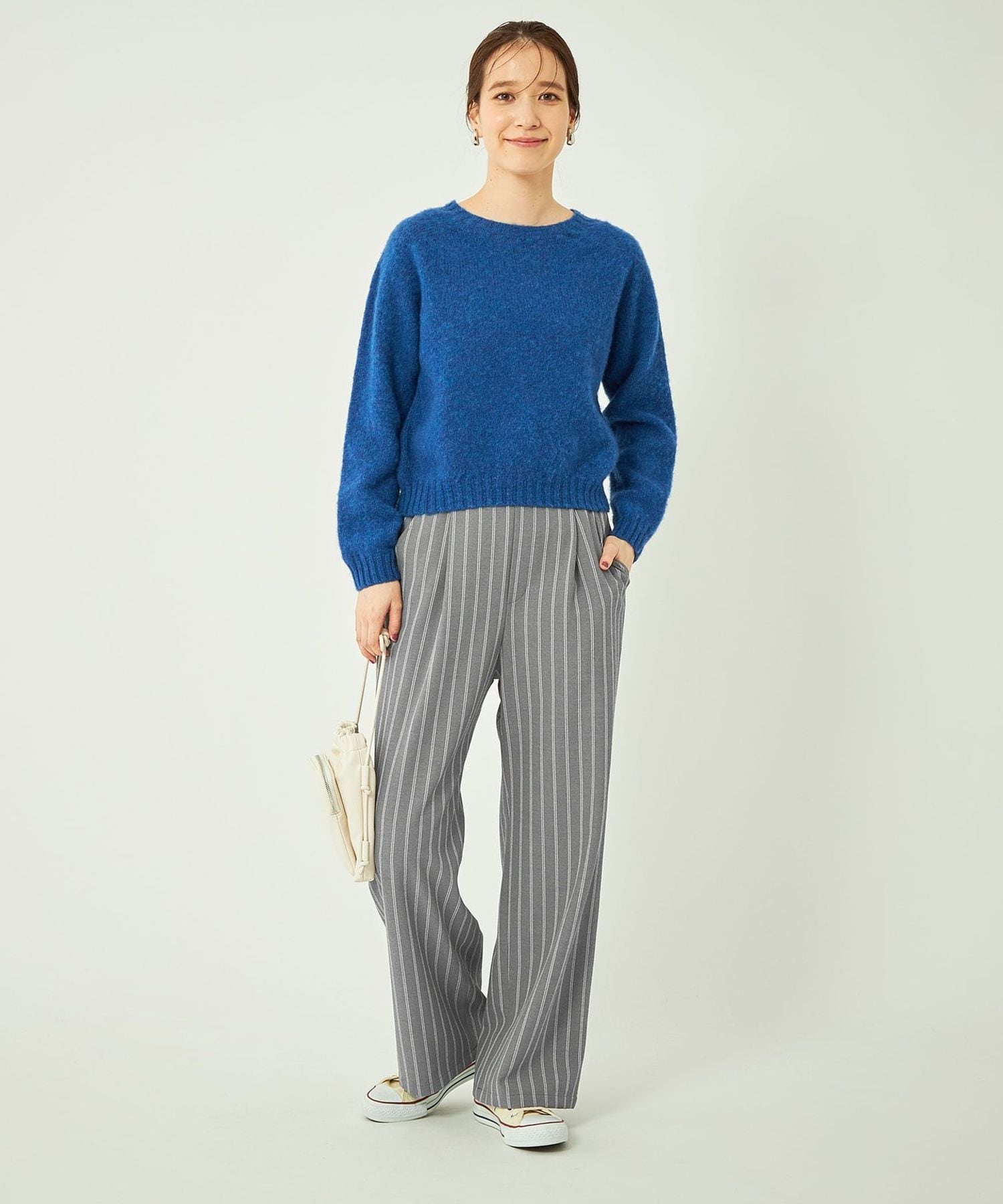 定番，本物保証】 もゆる（MOYURU) 裾がポイントのパンツ