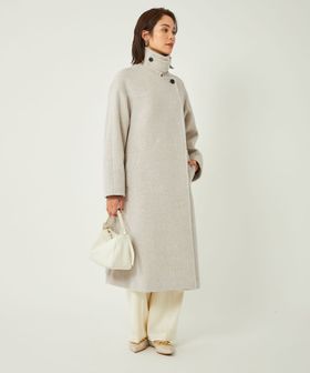 size SHORT/TALLあり］＜1_OF MINE＞ウール ステンカラー コート