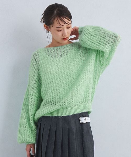 LOGAN knitting mills/【別注】＜LOGAN knitting mills＞ラメ ニット プルオーバー/ニット / セーター