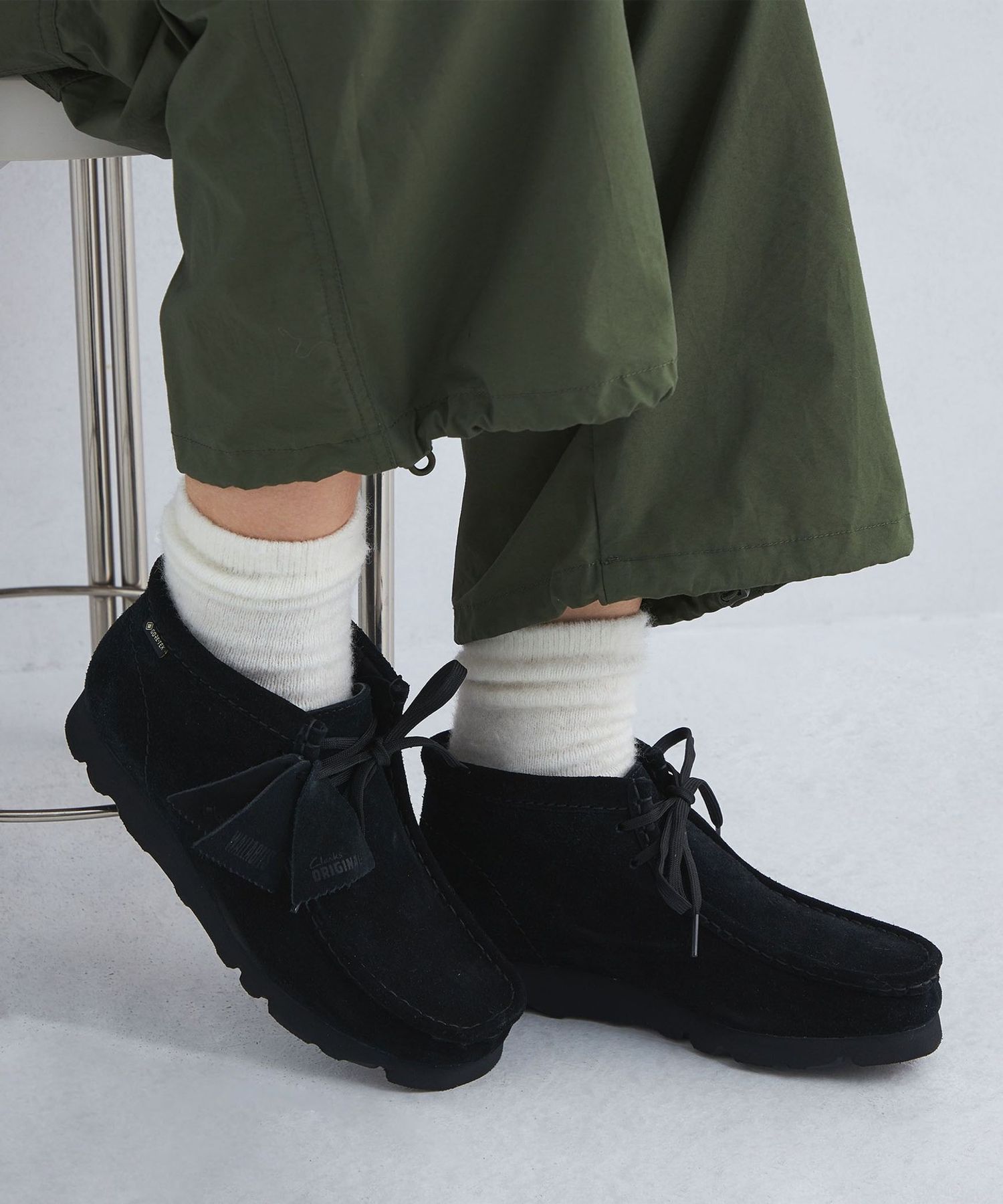 UNITED ARROWS Clarks Wallabee GTX ブラック UNITED ARROWS｜<Clarks> Wallabee GTX/ワラビー ゴアテックス