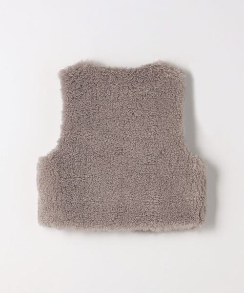 ＜VINCENT PRADIER＞フェイクファー ベスト VINCENT PRADIER＞フェイクファー ベスト