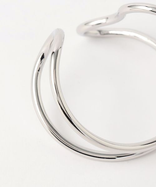 市松　アシンメトリー　バングル 市松 バングル Silver アシンメトリー - メルカリ