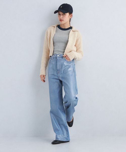 le＞フラッフィー ジップアップ カーディガン