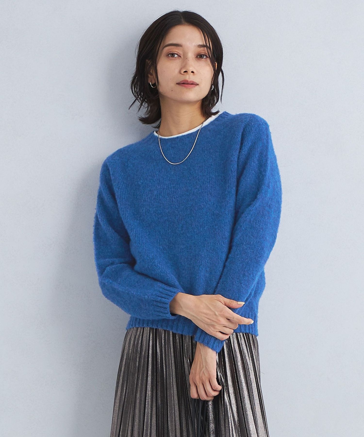 MARK&LONA マークアンドロナ ハイブリッド プルオーバーニット46 MARK&LONA｜菅原靴店